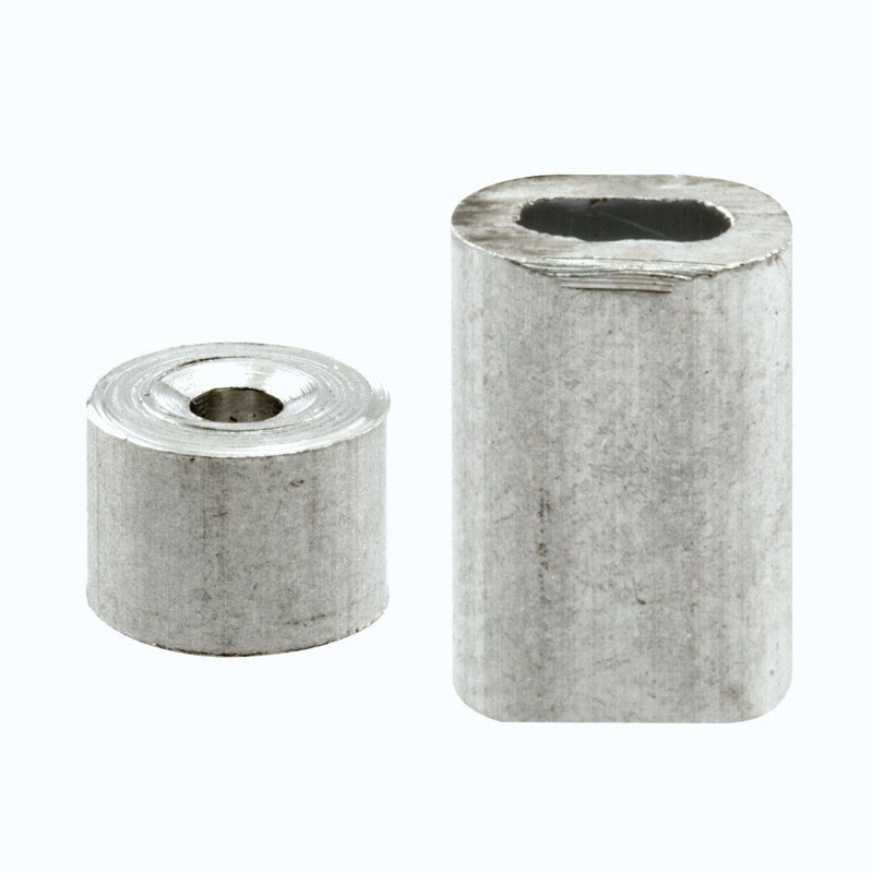 New Prime-Line Aluminum Cable Ferrules and Stops, 1/16" Cable