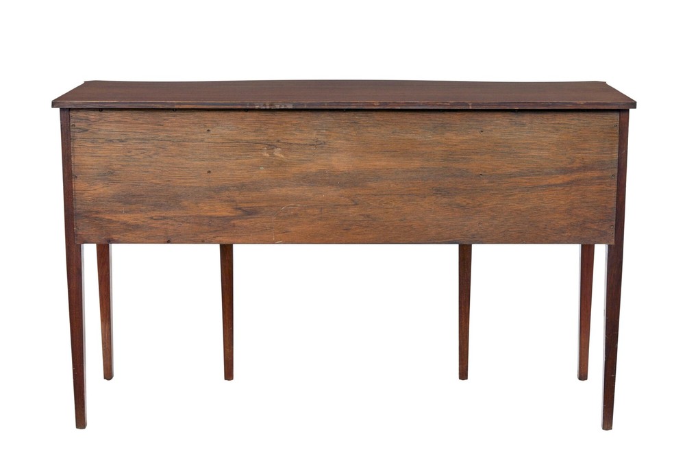20TH CENTURY SHERATON INFLUENCED MAHOGANY SIDEBOARD