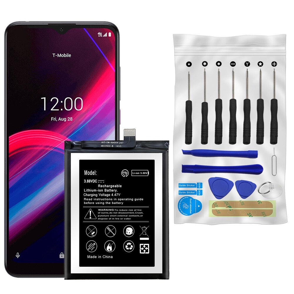 4100mAh Replaceable Li-ion Battery Screwdriver Tools for TCL 10L T770B CellPhone