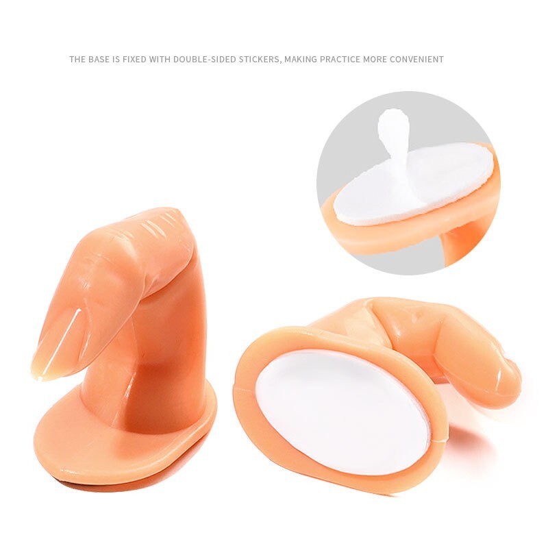 5pcs/Set Plastic Nail Art Practice Finger Training Display Manicure Tools DIY