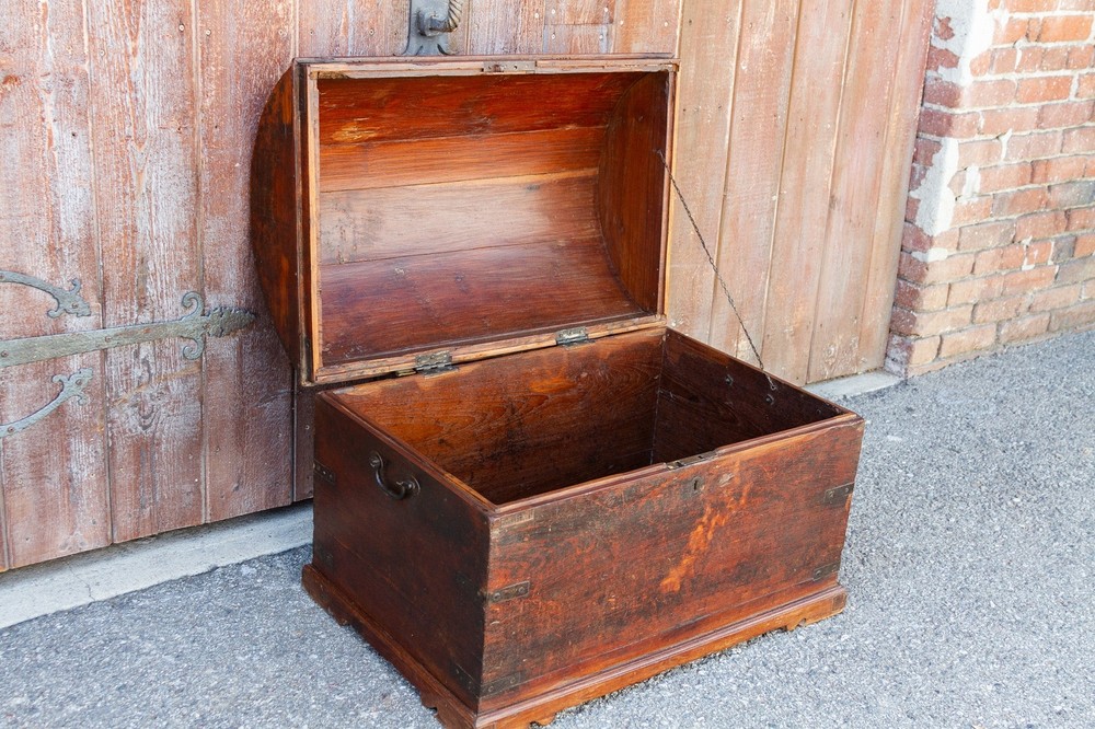 Antique Spanish Dome Top Trunk
