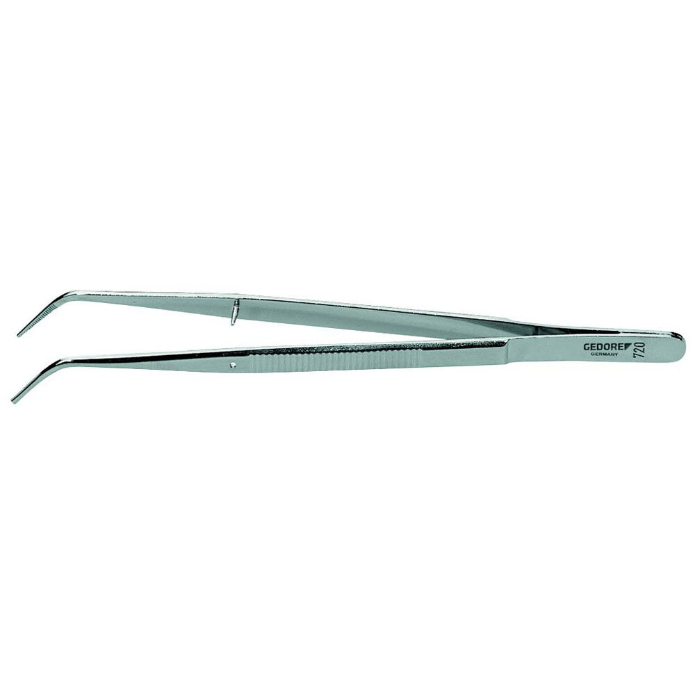 Gedore Tweezers 6556270, Angled Tip, 150mm