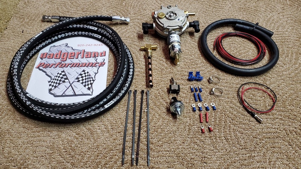 PROPANE INJECTION-PETERBILT KENWORTH-MACK-FREIGHTLINER-HP & MILEAGE GAINS-W/HOSE