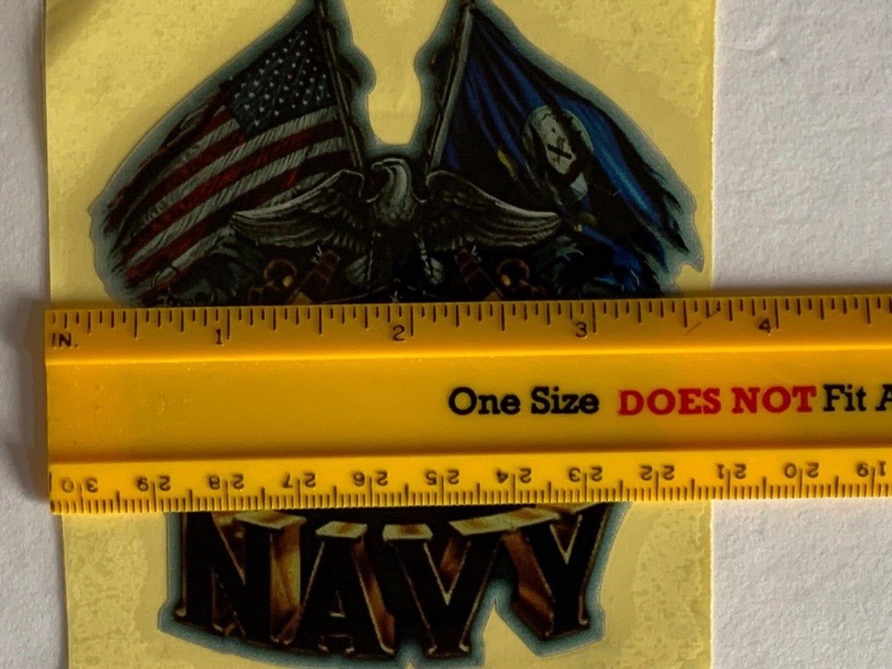 US Navy Transparent Sticker