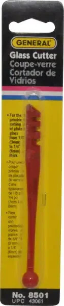 GENERAL TOOLS GLASS CUTTER NO 8501 NEW IN PACKAGE
