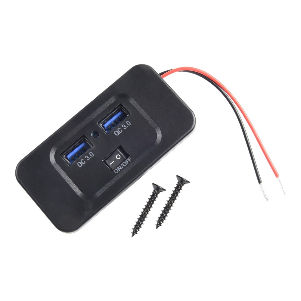 Versatile Performance Quick Charge 3 0 Dual USB Car Fast Charger Panel Outlet