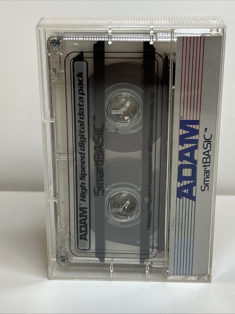 Coleco Vision ADAM SmartBasic High Speed Digital Data Pack Tape 1983 USA