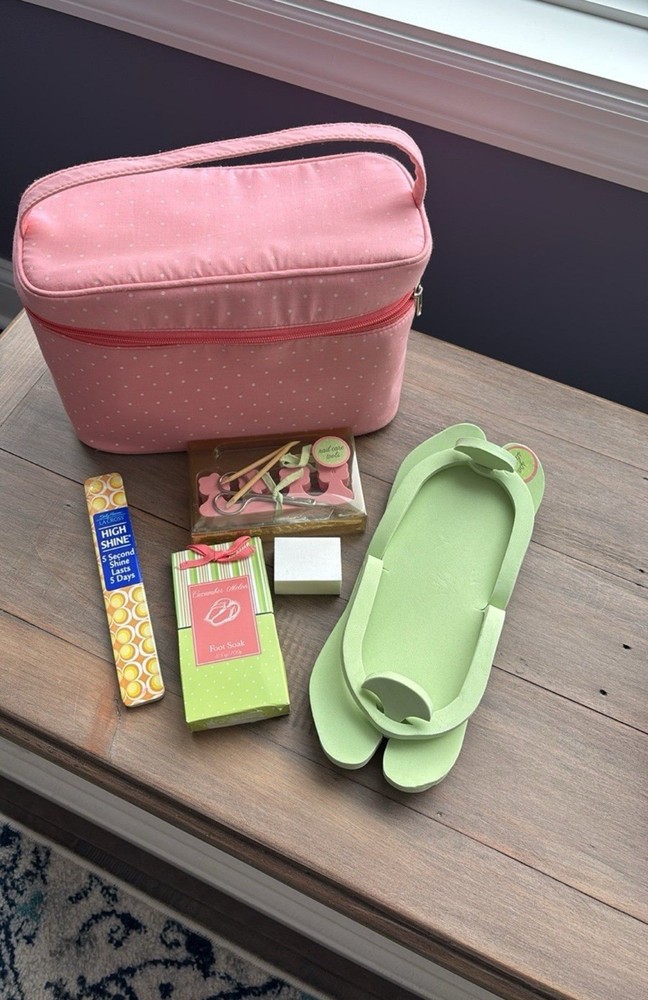 Foot Spa Kit In Pink Bag