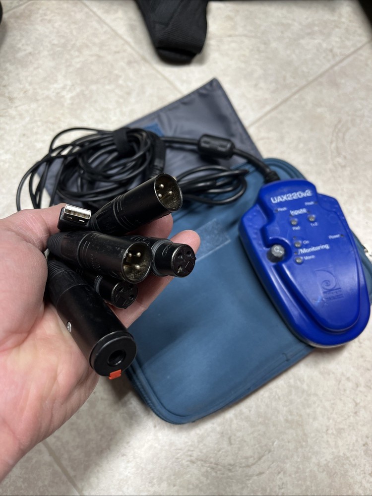 Digigram UAX220v2 USB Digital Audio Computer Recording Interface Balanced XLR