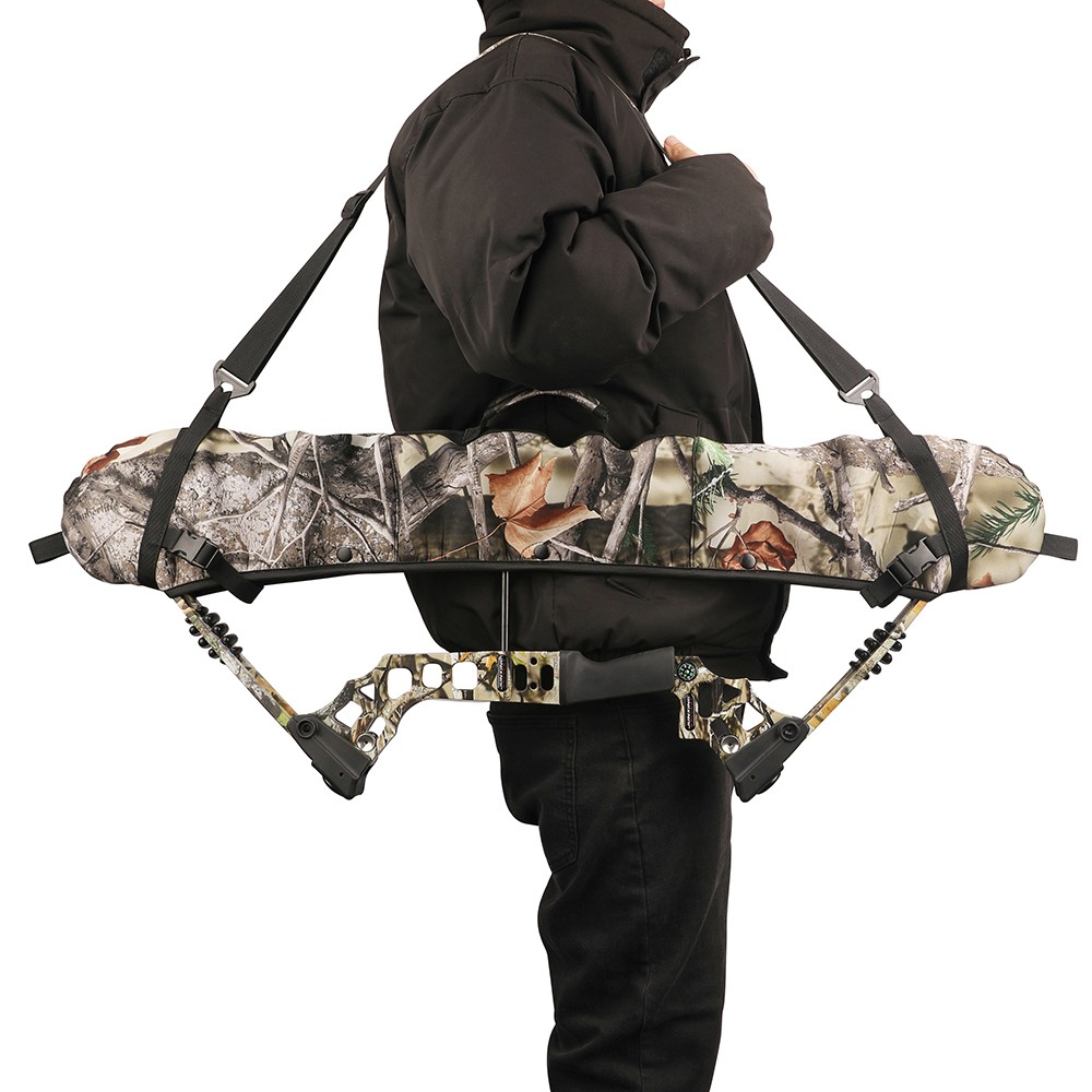 Camo Compound Bow Bag Bow Cam Protector Target Shooting Hunting Archery Quiver