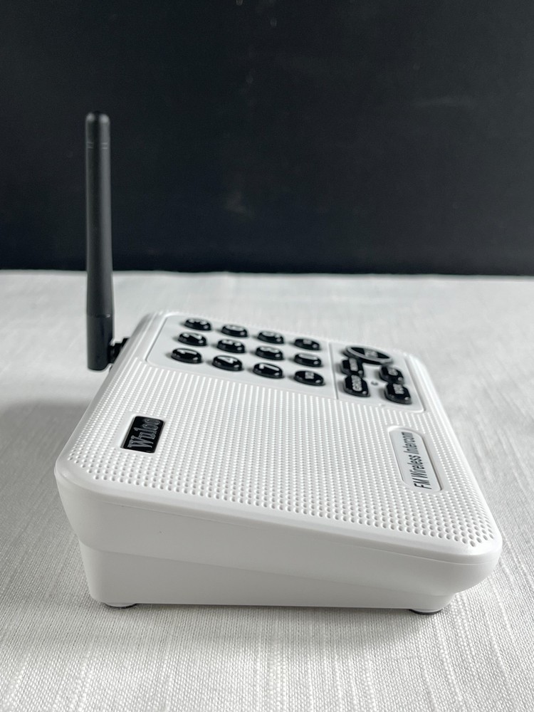 Wuloo W666-P4 White Wireless 10 Channel 3 Code Intercom System Pack Of 4