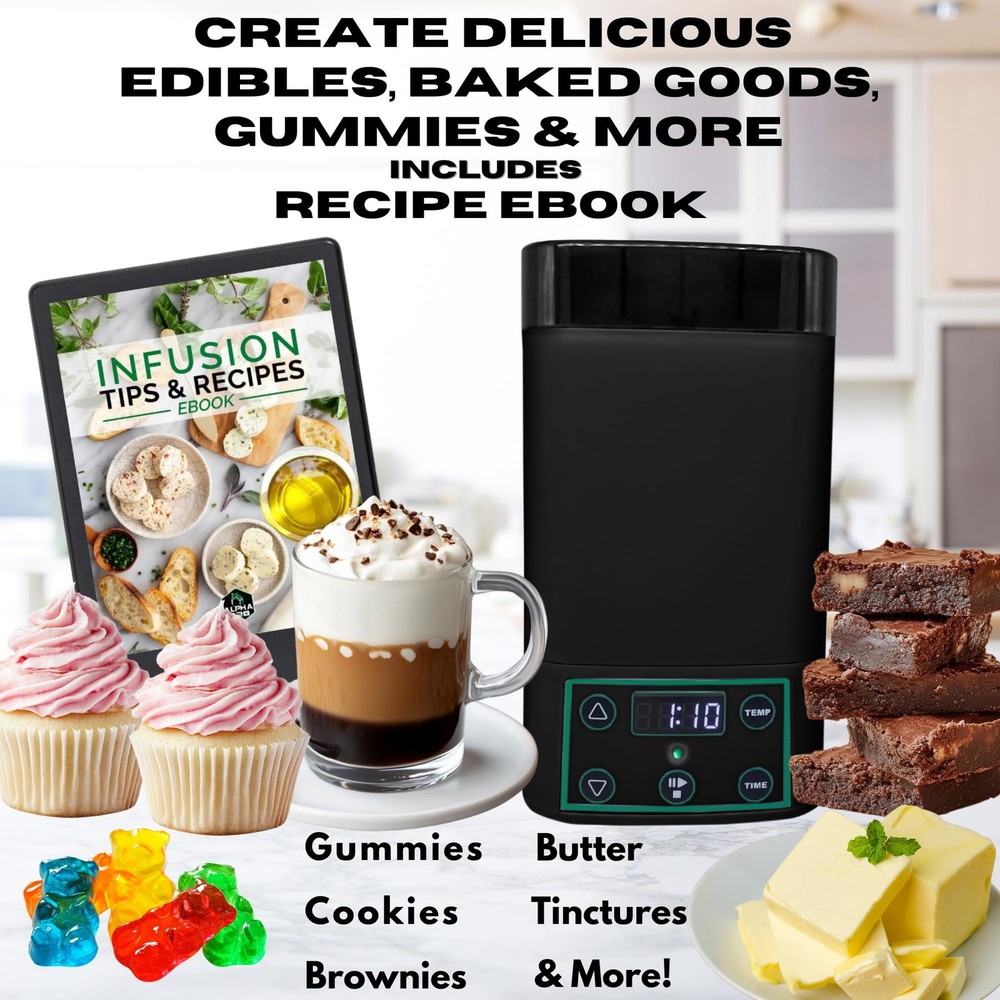Decarboxylator & Butter Maker Machine, Oil Infuser Machine, Gummy Maker, Mess...