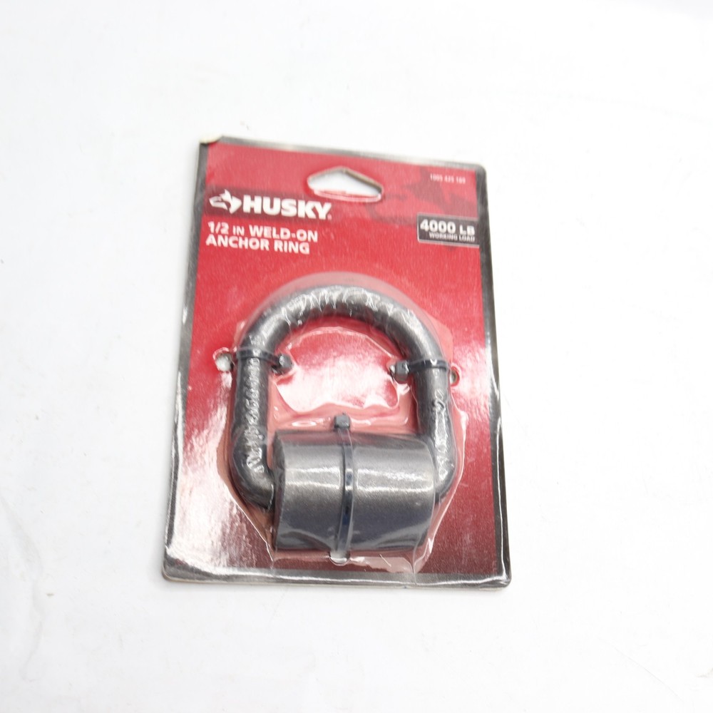 Husky Weld-On Anchor D-Ring 4000 lb. WLL 1/2" 54524