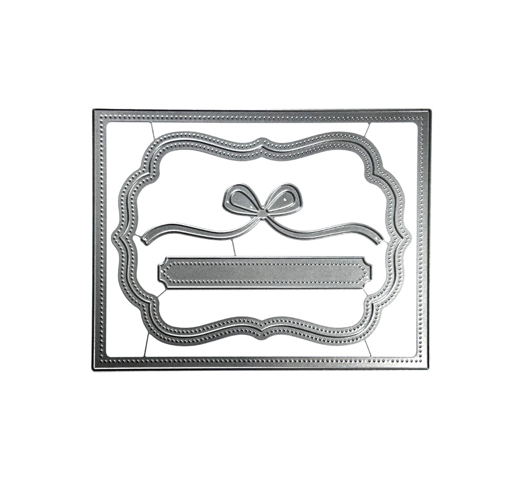 Studio Katia Creative Dies - DOTTED PATTERN DARLING RIBBON