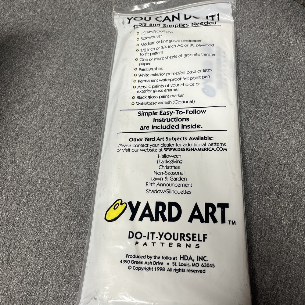 (2) Yard Art Do It Yourself Patterns
