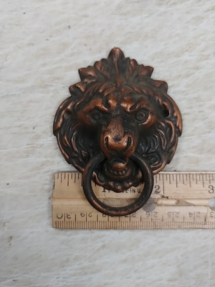 3 ASSORTED MANTLE CLOCK LION'S HEADS SIDE DECORATIONS