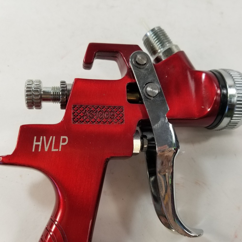 Gravity Fed Paint Spray Gun 1.4 Tip HVLP Red