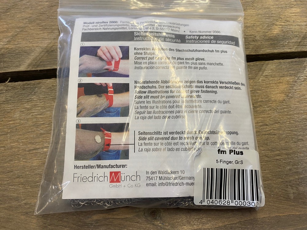 Munich Oyster Glove Size S