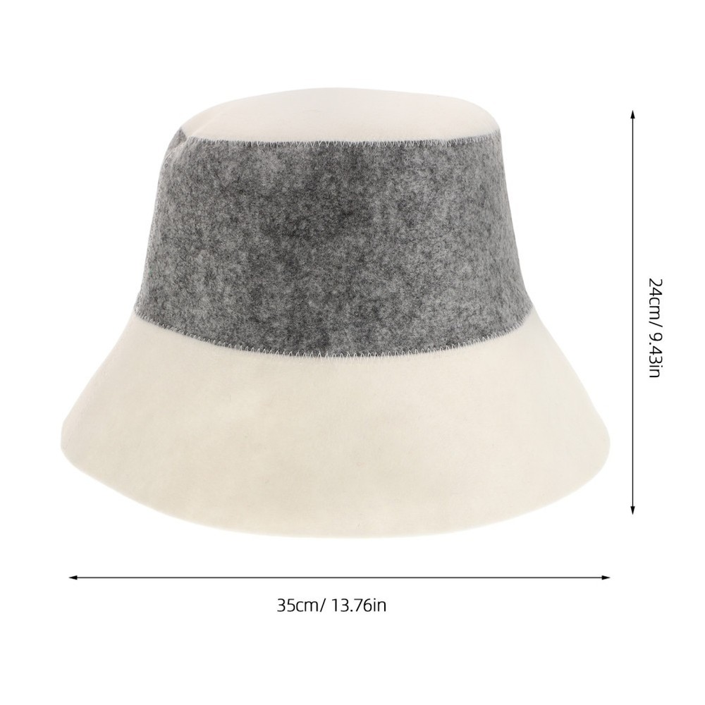 Women Bucket Hat Polyester Shower Bath Accessories Cap for Sauna