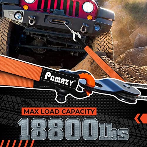 2 Pack 2" x10FT Super Sturdy Lift Sling Strap, 18800 Pound 2 Pack 2"x10FT