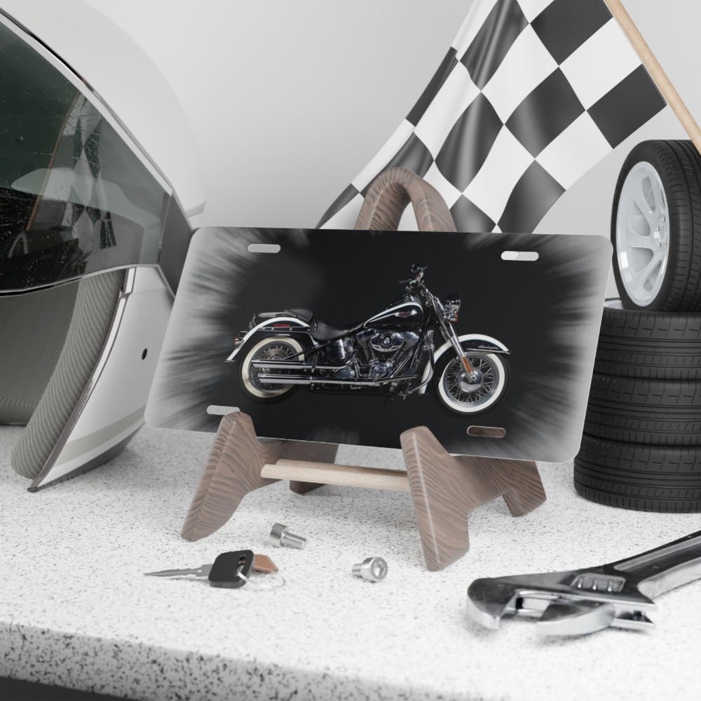 2013 Harley Davidson Softail Deluxe (2) License Plate