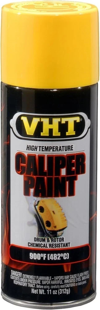 Ceramic Yellow Spray High Temp Coating Engine Caliper Brake Rotor Spring Paint
