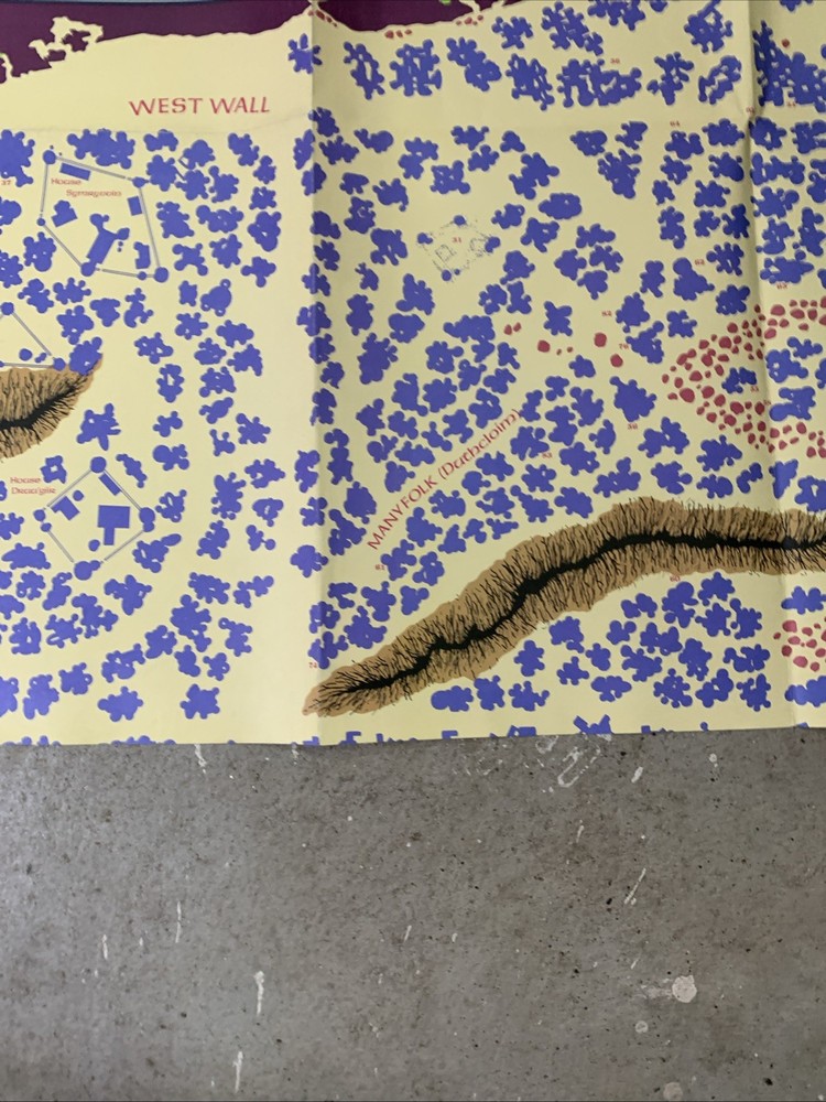 Dungeons & Dragons Menzoberranzan Map Forgotten Realms Setting