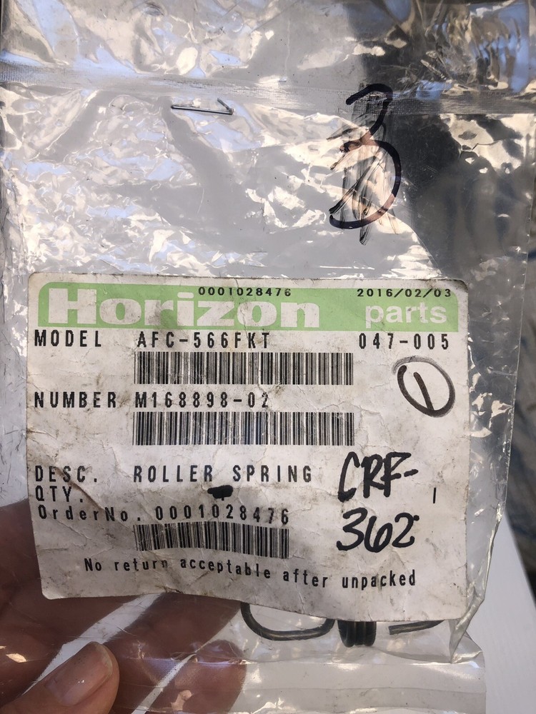 Standard HORIZON Roller Spring M168898-02 for CRF-362