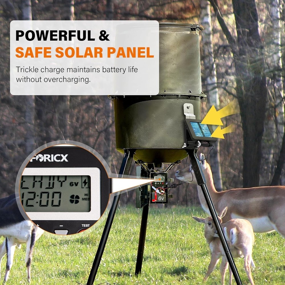 Moultrie 6-volt Deluxe Solar Panel.