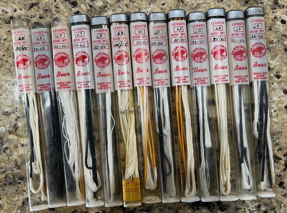 Vintage Bear Archery 63 AMO Recurve Bowstring Bow String sold per each