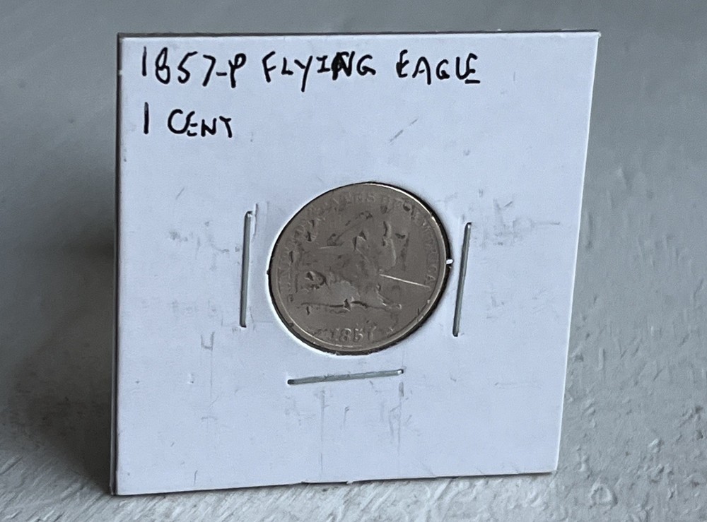 1857 P Flying Eagle One Cent