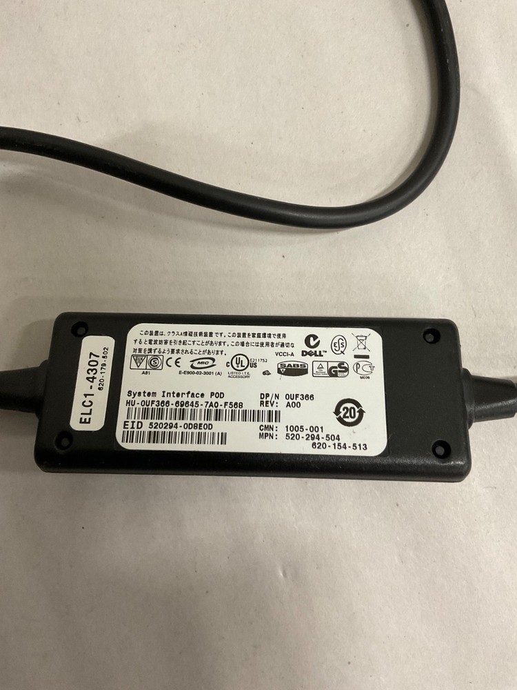 Used Dell 0UF366 520-294-504 USB KVM Switch POD SIP CIM Module Cable