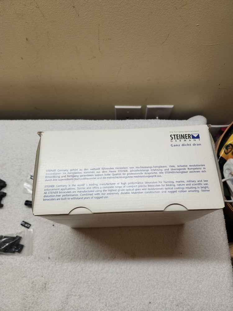Steiner Predator 12x40 Binoculars EMPTY BOX Original Packaging Forest Green...