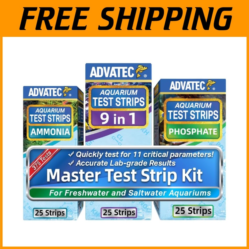 Master  Strips - Freshwater, Saltwater, Reef - 275 Tests
