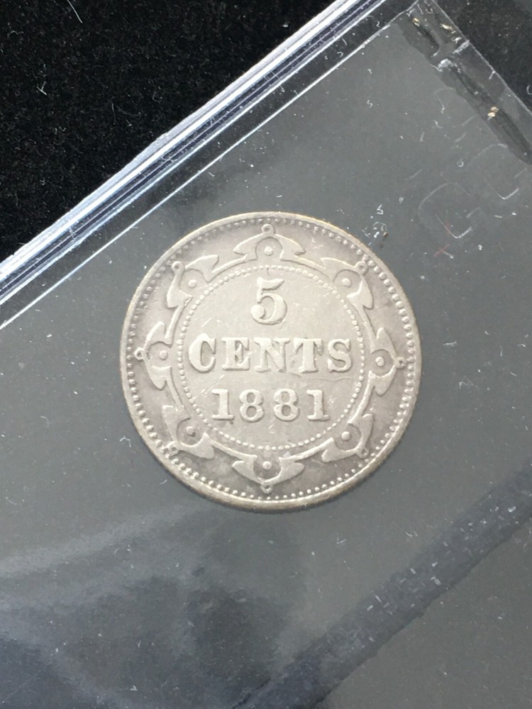 1881 CCCS Graded Newfoundland 20 Cent, **VF-20 Scratch**