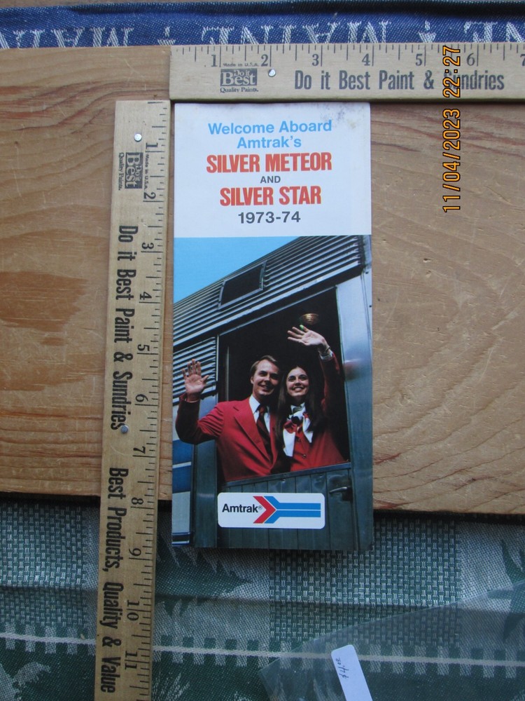 Welcome aboard Amtrak's Silver Meteor and Silver star 1973 1974 brochure