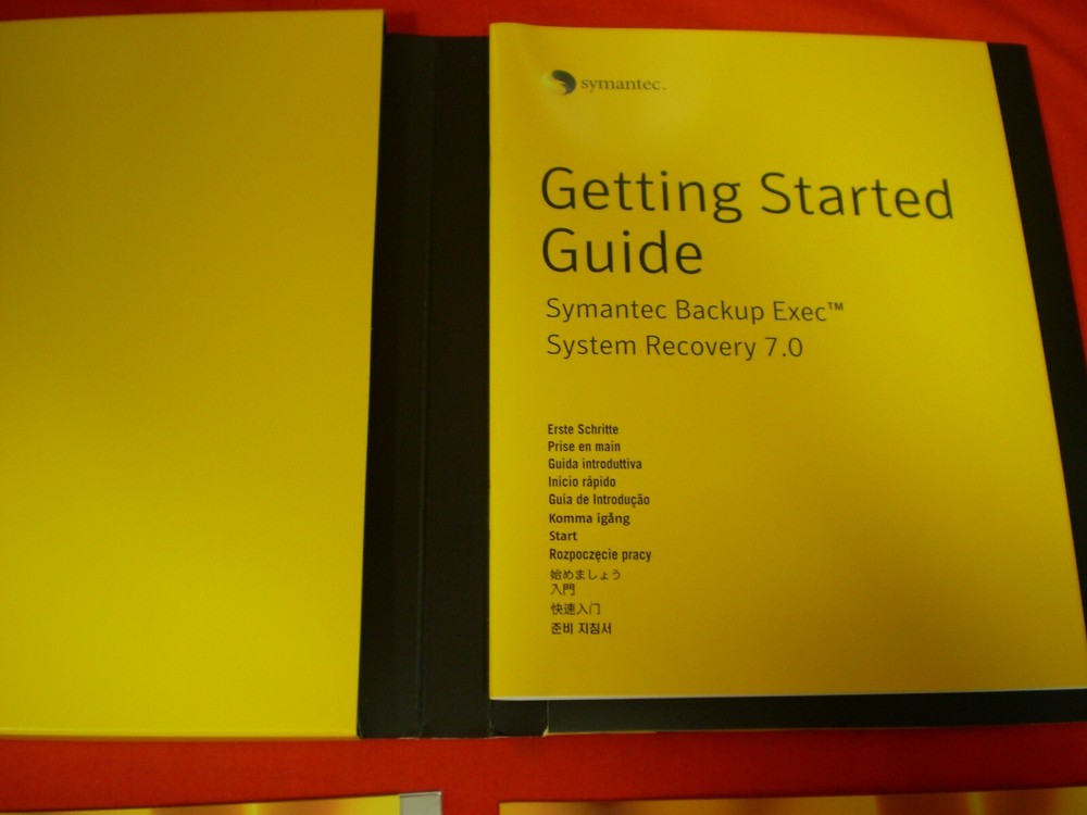 SYMANTEC BACKUP DATA RECOVERY SOFTWARE PC EXEC WINDOWS SMALL BUSINESS SERVER V7