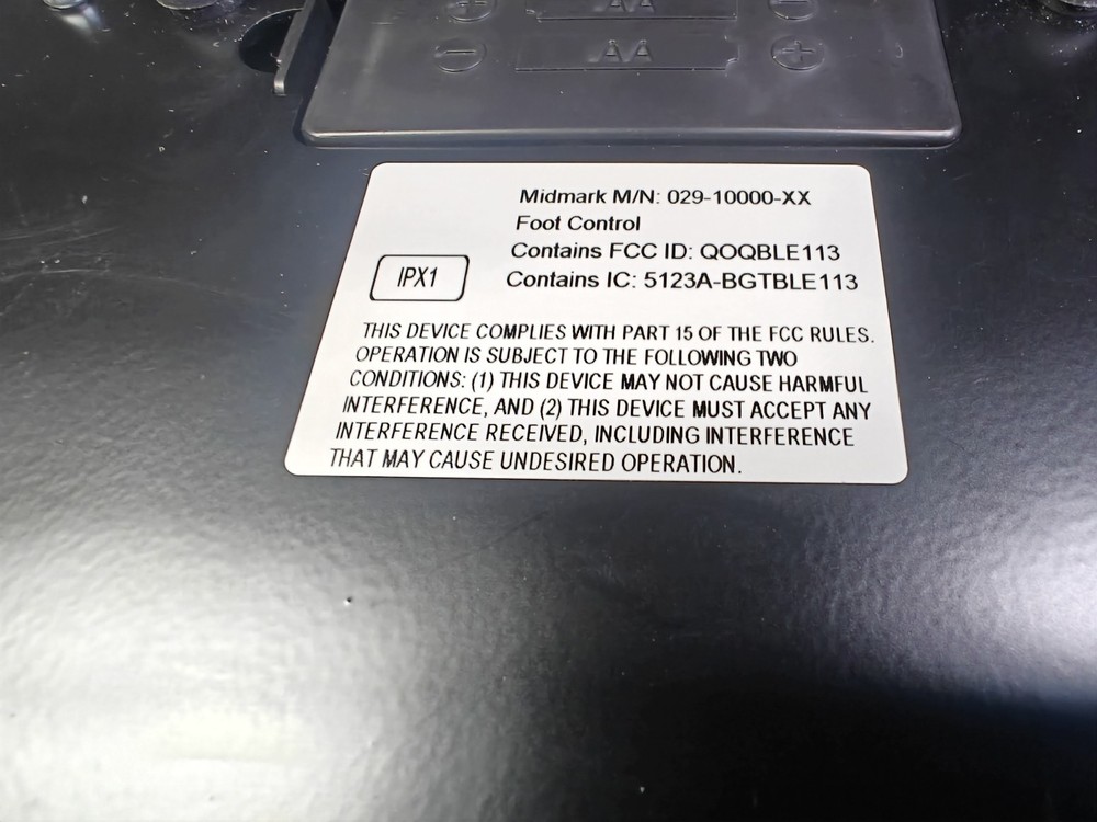Midmark 029-10000 Foot Control QE Foot Pedal Wireless Controller System #2