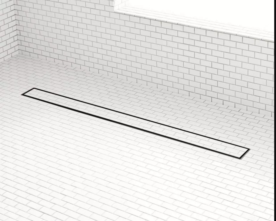 Cohen ZA3-T01-32-MB-C Matte Black 32" Linear Tile-in Shower Drain