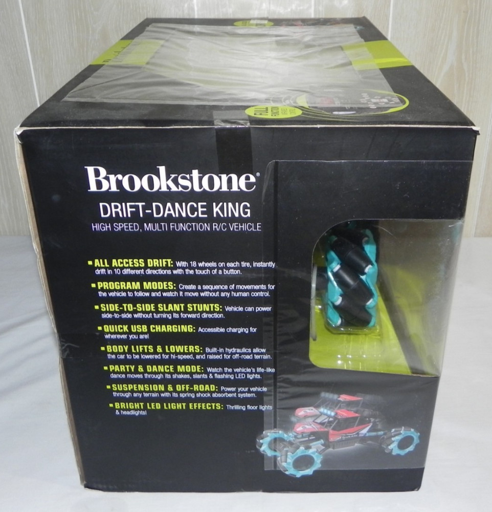 Brookstone Drift-Dance King High Speed Multi-Function R/C Vehicle NEW & SEALED!!