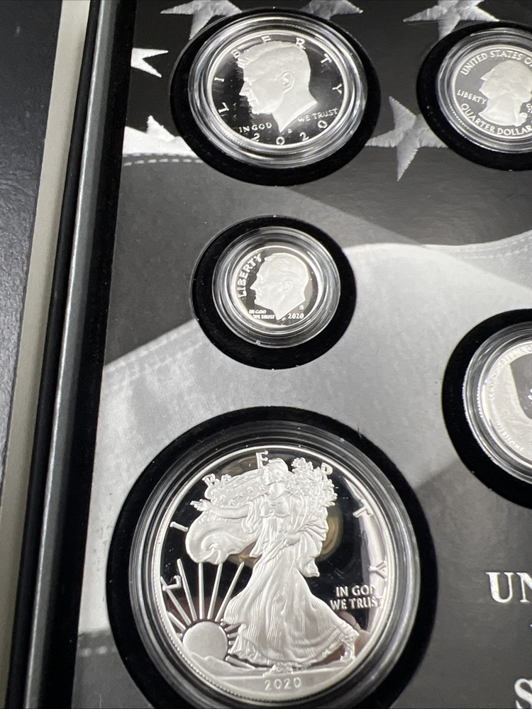2020 Limited Edition US Silver Proof Set Complete w/ Box COA