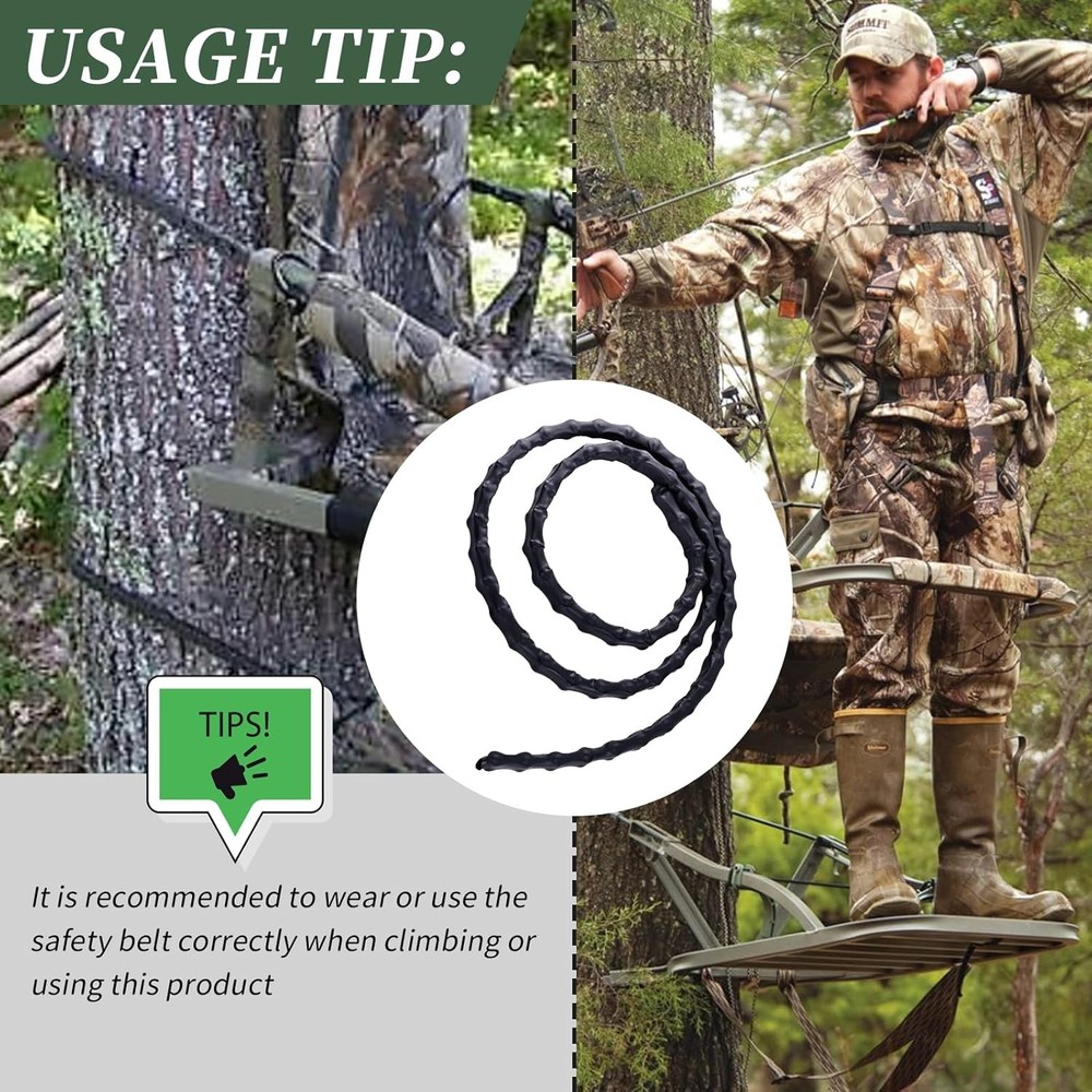 60” Replacement Chain & Cover For API Climbing Stand Climber Hunting Stand New