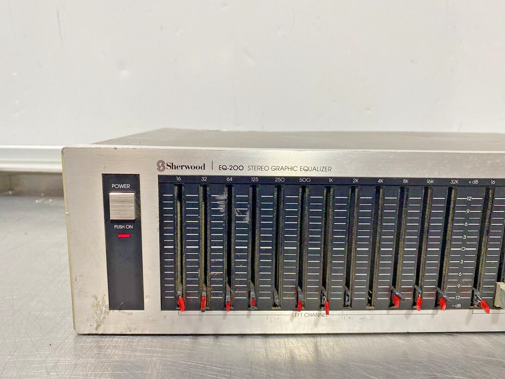 Sherwood EQ-200 Stereo Graphic Equalizer /Tested