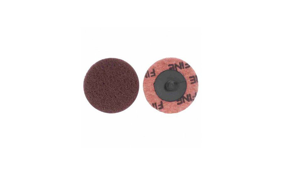 3" Merit A/O Medium Type 3 Quick Change Buffing Discs Pack of 25; MER66308