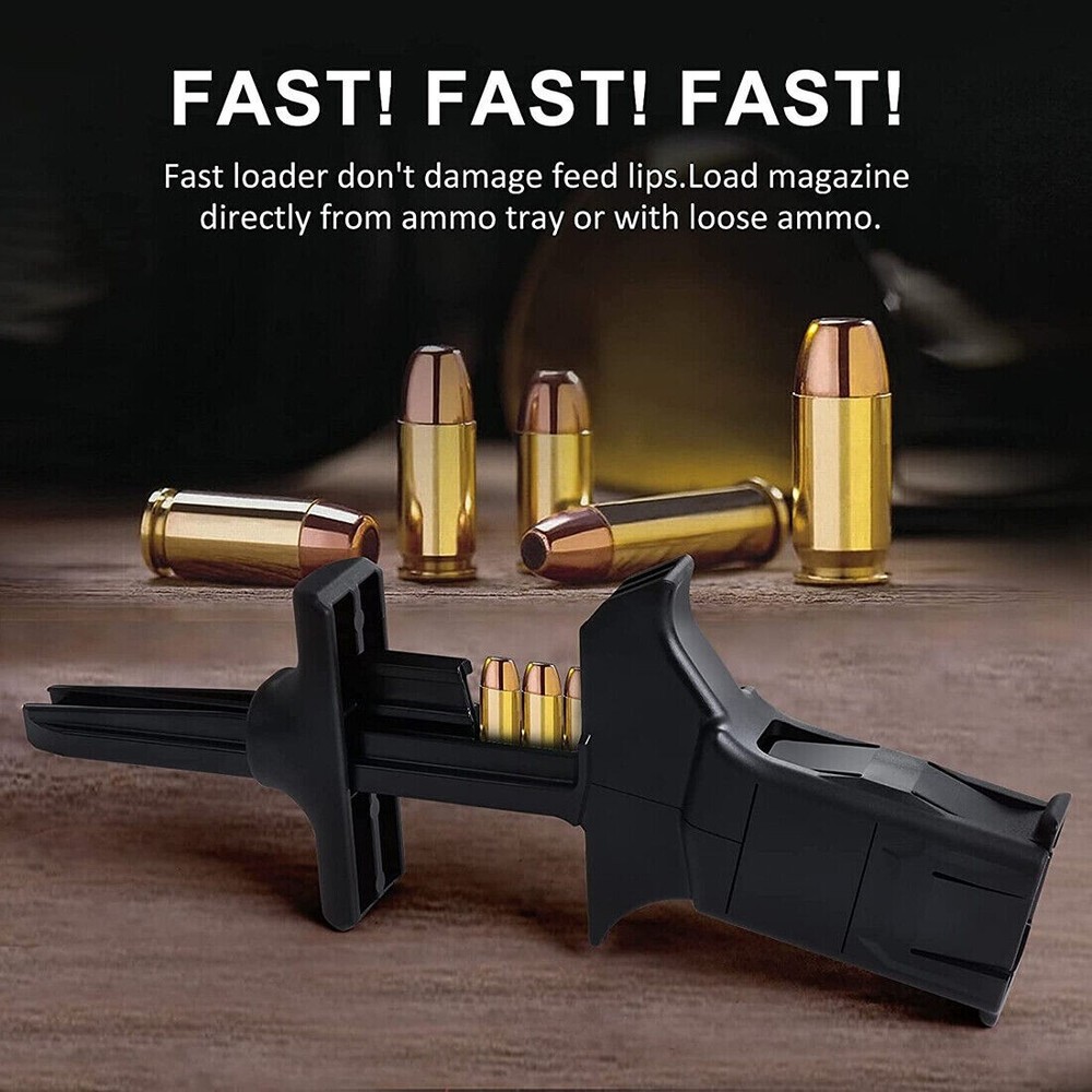 1pc Tactical Systems Speed Loader for 9mm-40Cal Magazines Universal Black