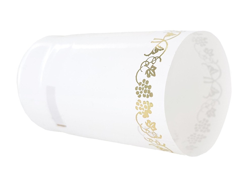 Home Brew Ohio White With Gold Grapes PVC Shrink Capsules 100 count