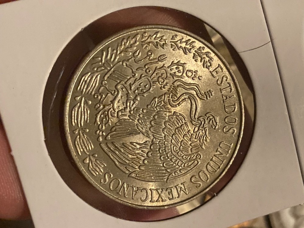 MÉXICO 🇲🇽 FIVE (5) PESOS COIN 1973