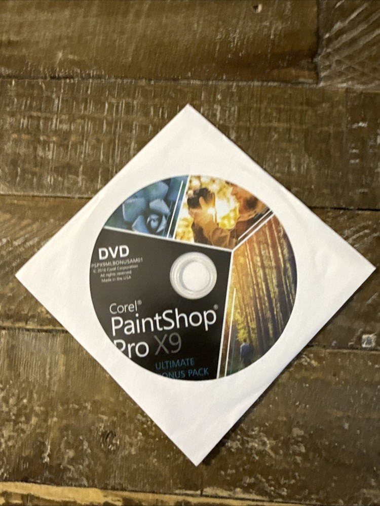 Corel PaintShop Pro X9 PC Cd Rom
