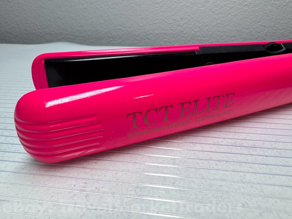 TCT Elite Flat Iron - Titanium Ceramic Tourlamine ✨ HST061CP 💖✨ Flat Iron ✨💖