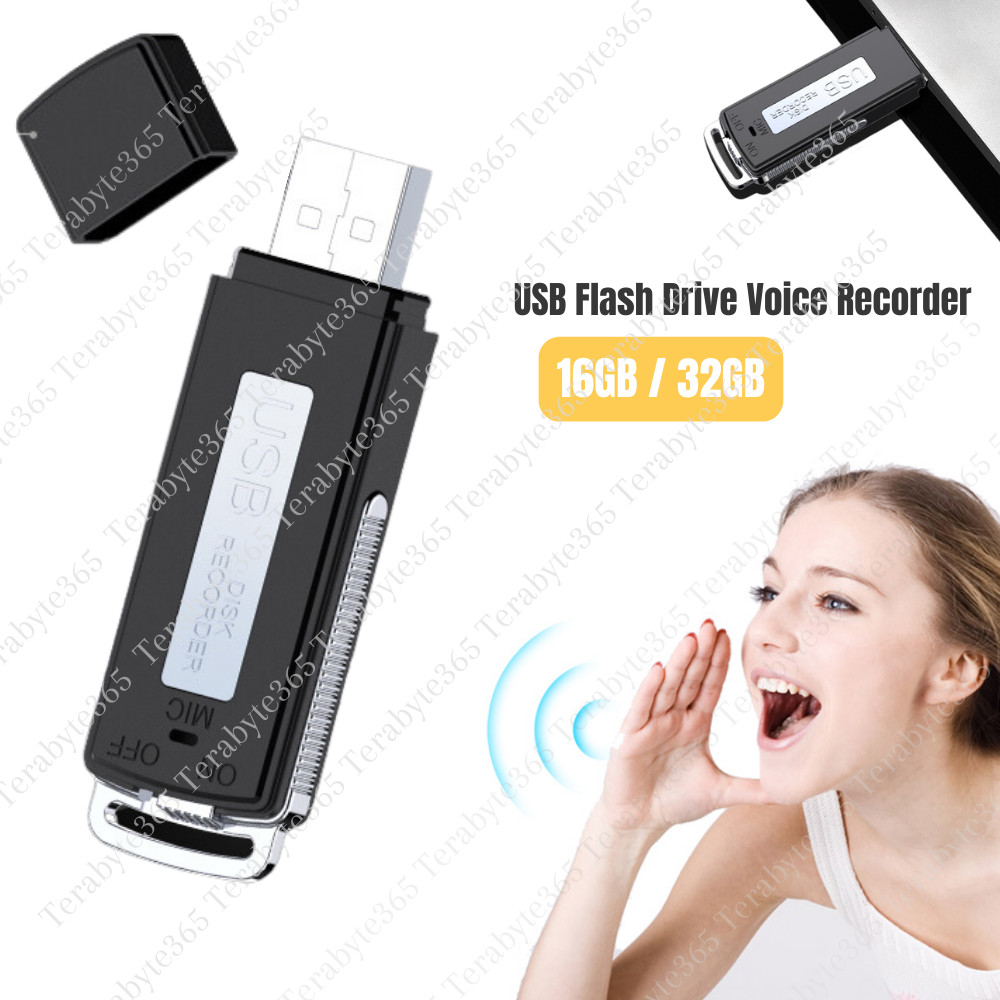 Mini BUG USB Voice Activated Recorder Digital Audio Listening Device Dictaphone